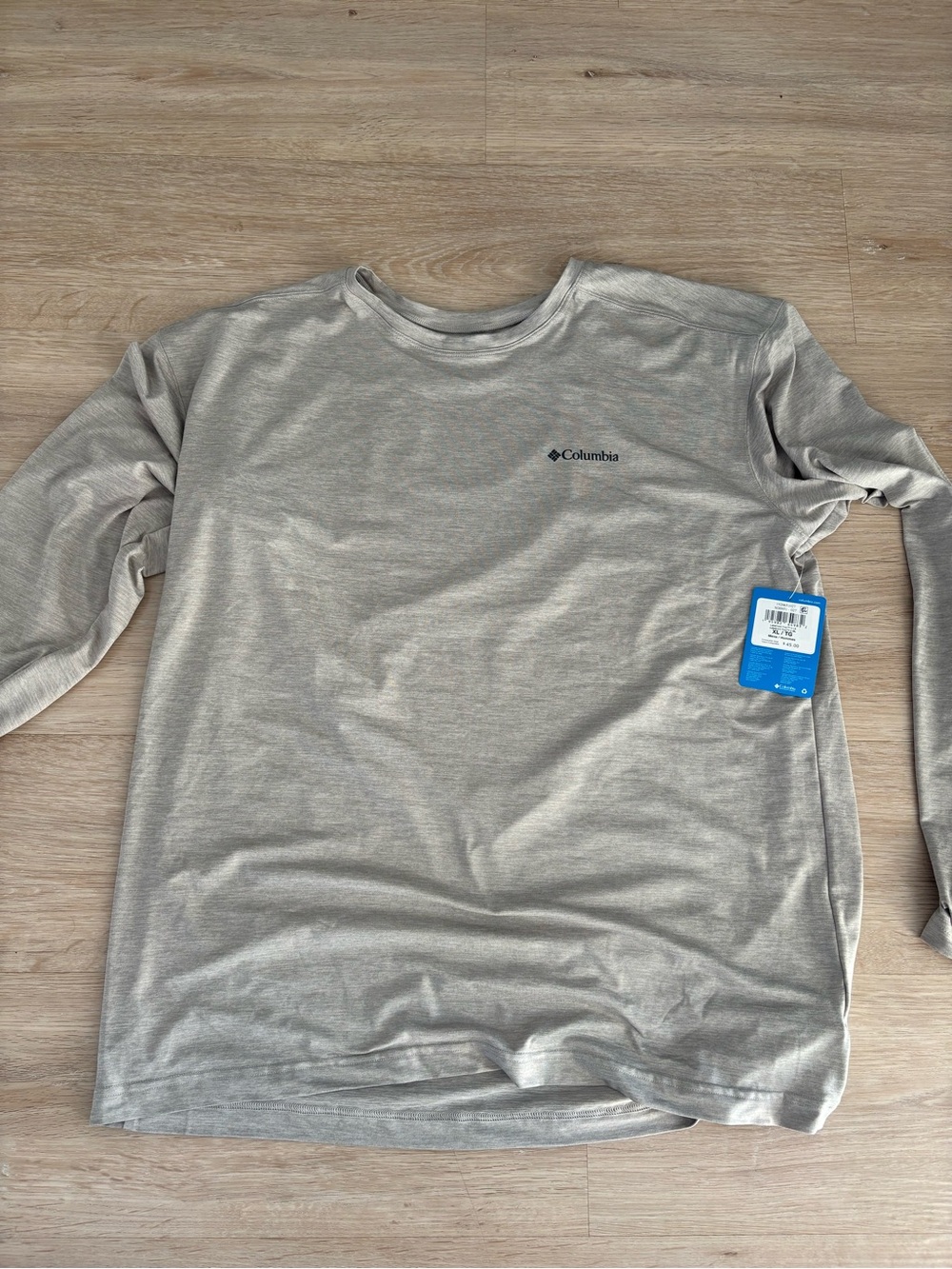 Columbia Men's Long Sleeve Performance Shirt - Heather Gray